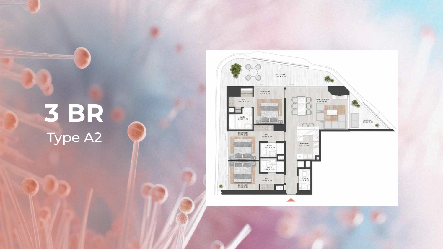 3 BR - Type A